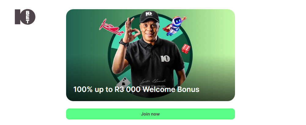 10Bet Casino Bonus South Africa