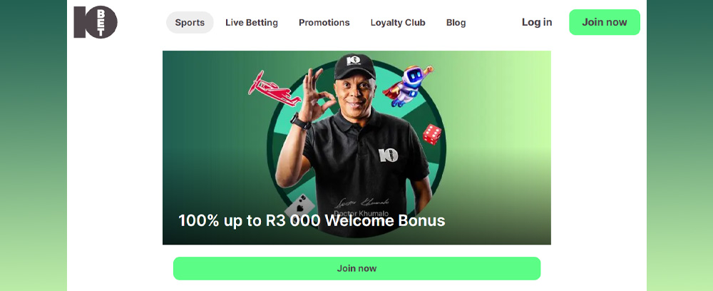 10bet Sports Bonus South Africa