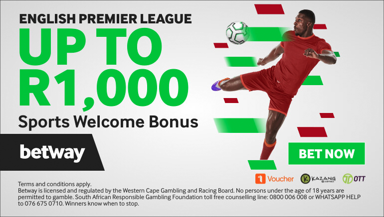 Betway Goes Big with 100% Match Bonus up to R1,000 on First Deposit for New Players