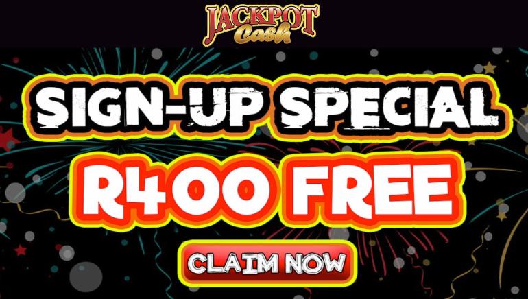 Jackpot Cash Casino Welcomes You with an R400 No Deposit Bonus and More!